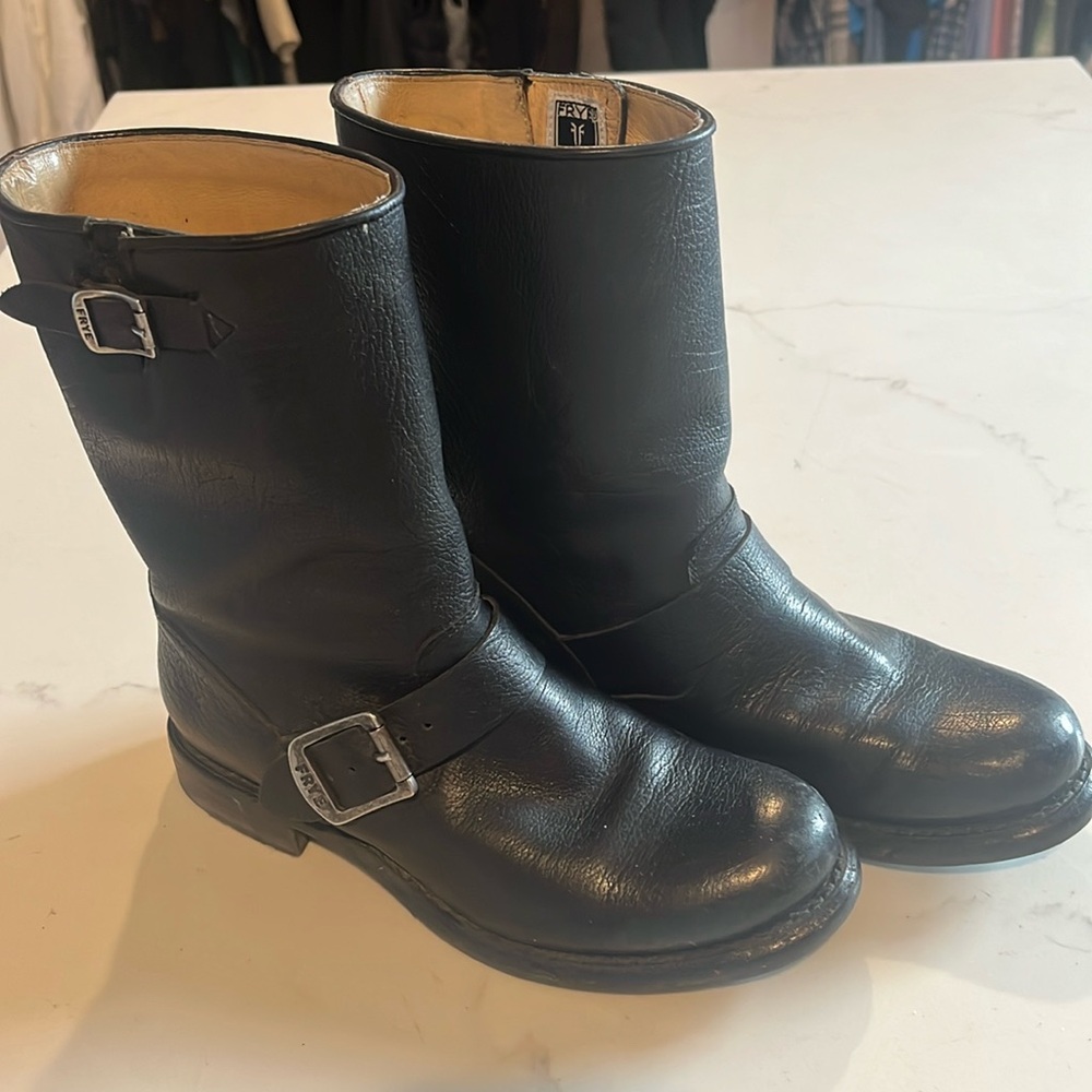 Frye mid calf boot